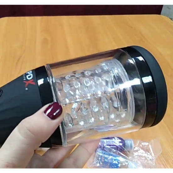 Авто-мастурбатор PDX Talk Dirty Rotobator